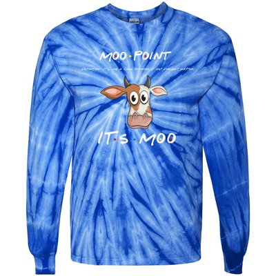 Moo Point Gift Tie-Dye Long Sleeve Shirt