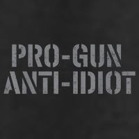 Mens Pro Gun Anti Idiot 11oz C Handle Ceramic Mug