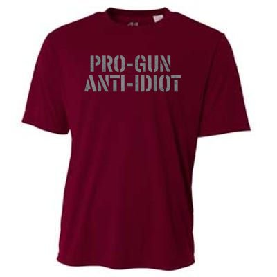 Mens Pro Gun Anti Idiot Cooling Performance Crew T-Shirt