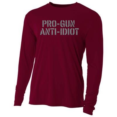 Mens Pro Gun Anti Idiot Cooling Performance Long Sleeve Crew