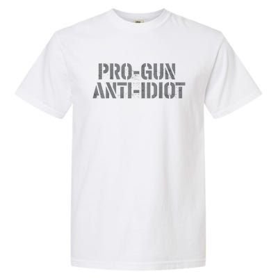 Mens Pro Gun Anti Idiot Garment-Dyed Heavyweight T-Shirt