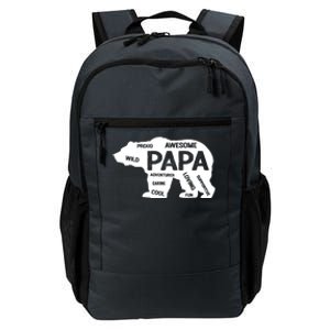 Men Papa Grandpa Bear Top Grandfather Father Day Gift Ideas Gift Daily Commute Backpack