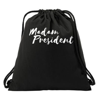 Madam President Go Vote! Drawstring Bag