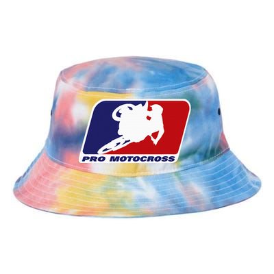 Motocross Pro Gift For Women Blue & Red Dirt Bike Tie Dye Newport Bucket Hat