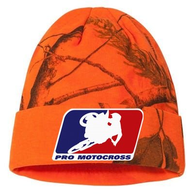 Motocross Pro Gift For Women Blue & Red Dirt Bike Kati Licensed 12" Camo Beanie