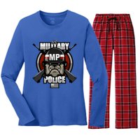 Military Police Gift Women's Long Sleeve Flannel Pajama Set 