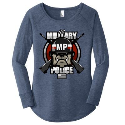 Military Police Gift Women's Perfect Tri Tunic Long Sleeve Shirt