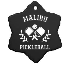 Malibu Pickleball Gift Ceramic Star Ornament