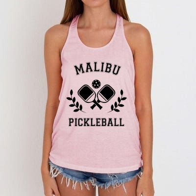 Malibu Pickleball Gift Women's Knotted Racerback Tank