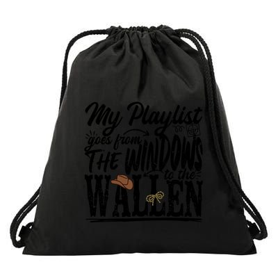 My Playlist Goes From The Windows To The Drawstring Bag