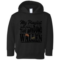 My Playlist Goes From The Windows To The Toddler Hoodie