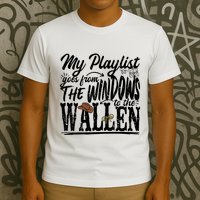 My Playlist Goes From The Windows To The T-Shirt