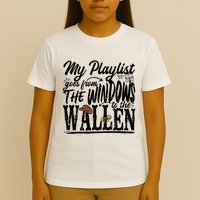 My Playlist Goes From The Windows To The T-Shirt