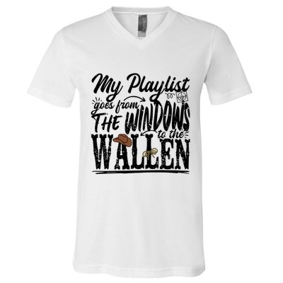 My Playlist Goes From The Windows To The V-Neck T-Shirt