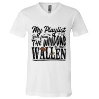 My Playlist Goes From The Windows To The V-Neck T-Shirt