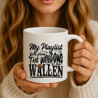 My Playlist Goes From The Windows To The Mug