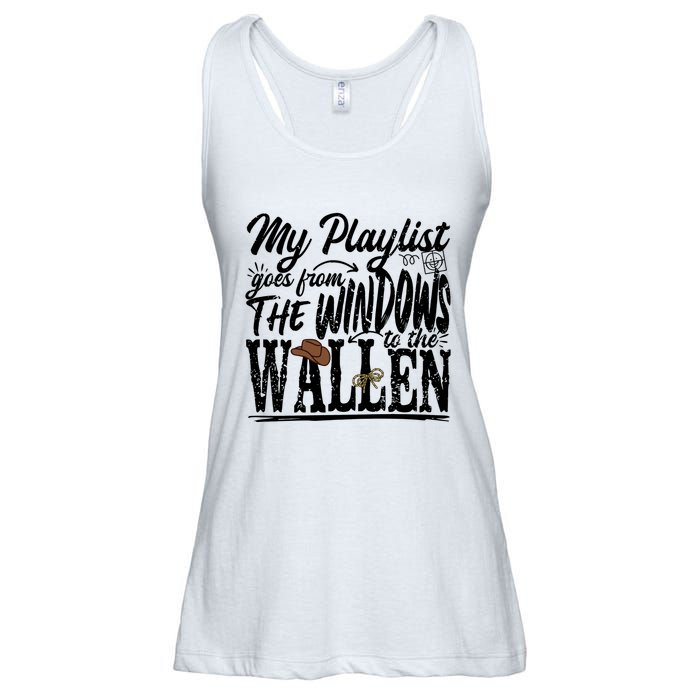 My Playlist Goes From The Windows To The Ladies Essential Flowy Tank