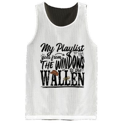 My Playlist Goes From The Windows To The Mesh Reversible Basketball Jersey Tank
