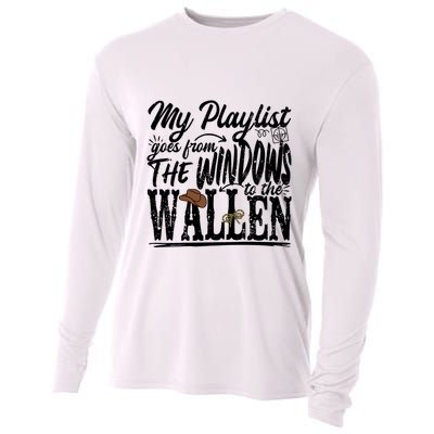 My Playlist Goes From The Windows To The Cooling Performance Long Sleeve Crew