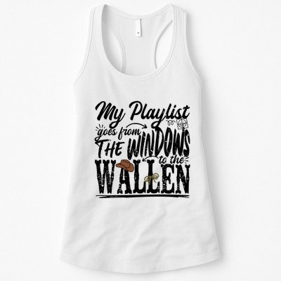 My Playlist Goes From The Windows To The Womens Tank Top