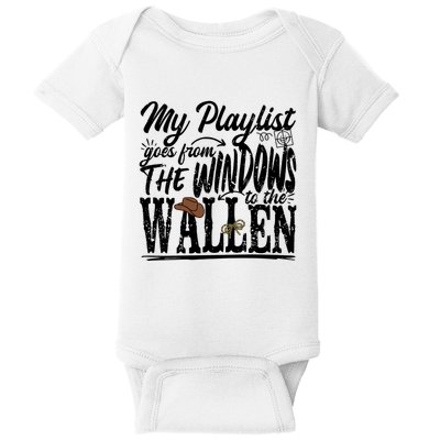My Playlist Goes From The Windows To The Baby Bodysuit