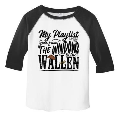 My Playlist Goes From The Windows To The Toddler Fine Jersey T-Shirt