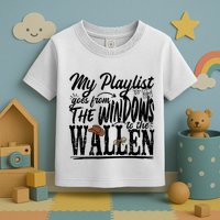 My Playlist Goes From The Windows To The Toddler T-Shirt