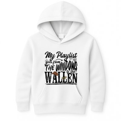My Playlist Goes From The Windows To The Kids Hoodie