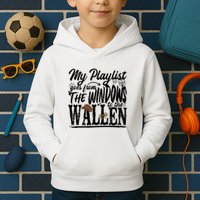 My Playlist Goes From The Windows To The Kids Hoodie