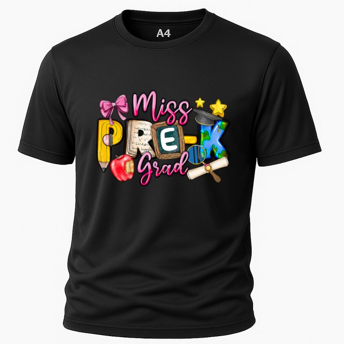 Miss PreK Grad Graduation Last Day Of School Cooling Performance Crew T-Shirt