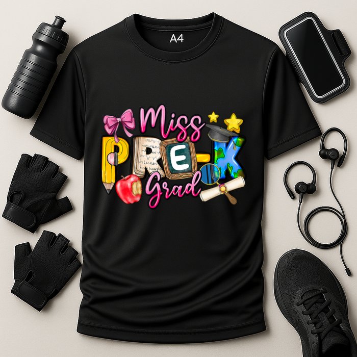 Miss PreK Grad Graduation Last Day Of School Cooling Performance Crew T-Shirt