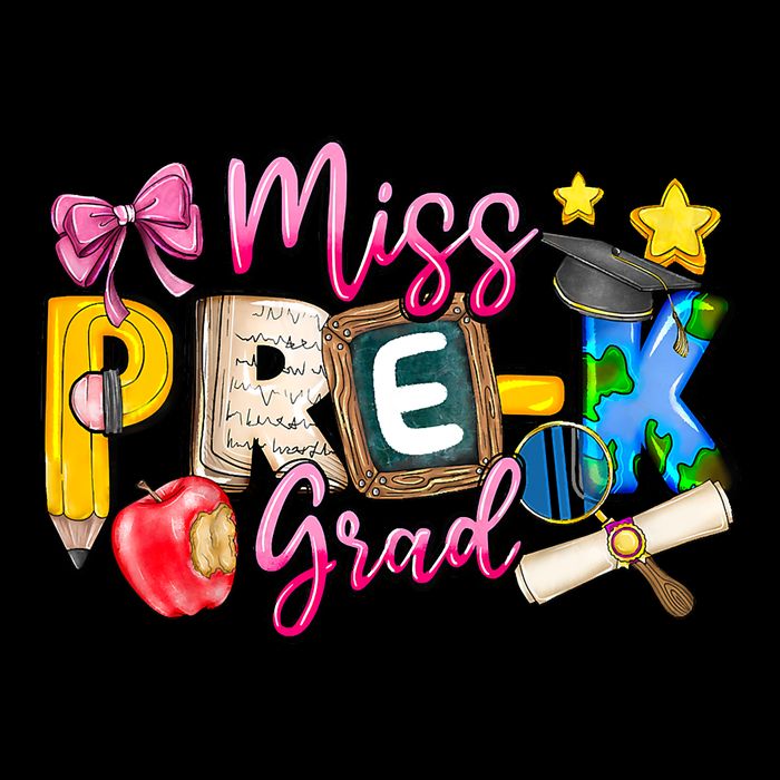 Miss PreK Grad Graduation Last Day Of School Cooling Performance Crew T-Shirt