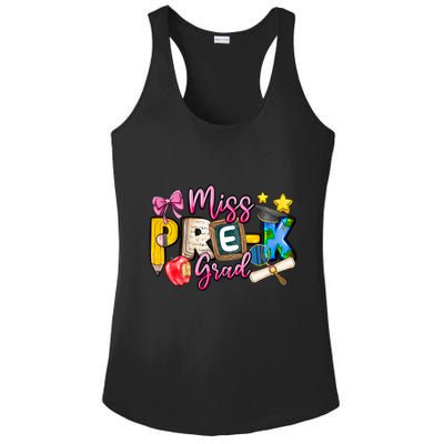 Miss PreK Grad Graduation Last Day Of School Ladies PosiCharge Competitor Racerback Tank