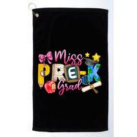 Miss PreK Grad Graduation Last Day Of School Golf Towel