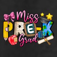 Miss PreK Grad Graduation Last Day Of School Golf Towel