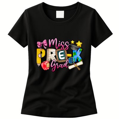 Miss PreK Grad Graduation Last Day Of School Womens T-Shirt