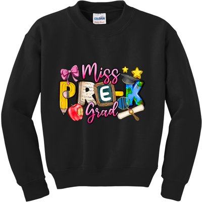 Miss PreK Grad Graduation Last Day Of School Kids Sweatshirt