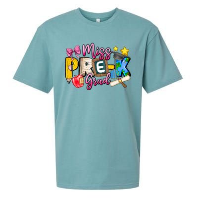 Miss PreK Grad Graduation Last Day Of School Sueded Cloud Jersey T-Shirt