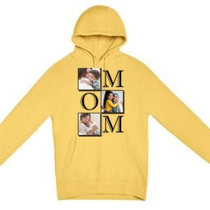 Mom Personalized Gift For Mothers Day Custom Photo Premium Pullover Hoodie