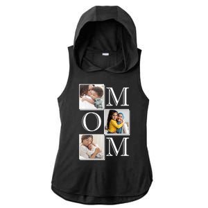 Mom Personalized Gift For Mothers Day Custom Photo Ladies PosiCharge Tri-Blend Wicking Draft Hoodie Tank