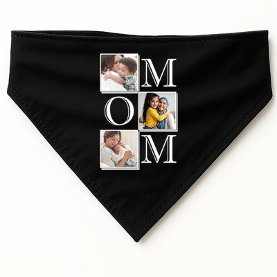 Mom Personalized Gift For Mothers Day Custom Photo USA-Made Doggie Bandana