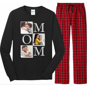 Mom Personalized Gift For Mothers Day Custom Photo Long Sleeve Pajama Set