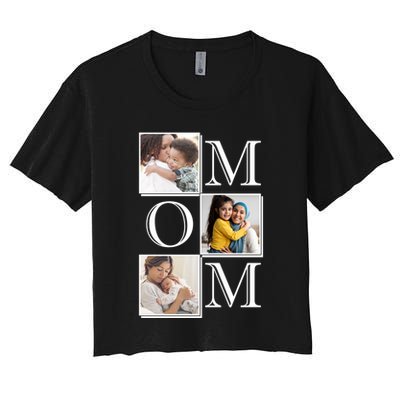 Mom Personalized Gift For Mothers Day Custom Photo Crop Top