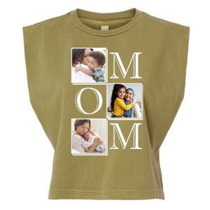 Mom Personalized Gift For Mothers Day Custom Photo Garment-Dyed Women's Muscle Tee