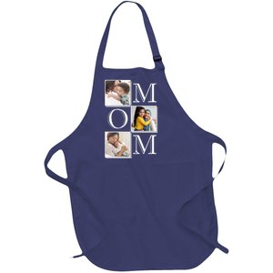 Mom Personalized Gift For Mothers Day Custom Photo Full-Length Apron With Pockets