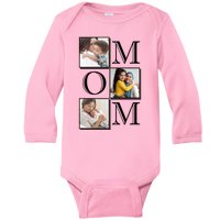 Mom Personalized Gift For Mothers Day Custom Photo Baby Long Sleeve Bodysuit