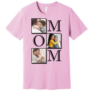 Mom Personalized Gift For Mothers Day Custom Photo Premium T-Shirt