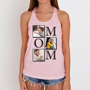 Mom Personalized Gift For Mothers Day Custom Photo Women's Knotted Racerback Tank