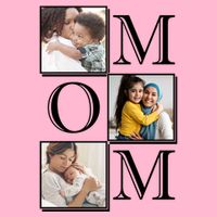 Mom Personalized Gift For Mothers Day Custom Photo Womens T-Shirt