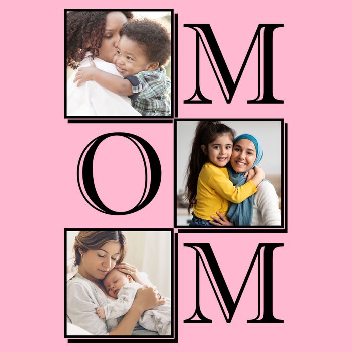 Mom Personalized Gift For Mothers Day Custom Photo Womens T-Shirt